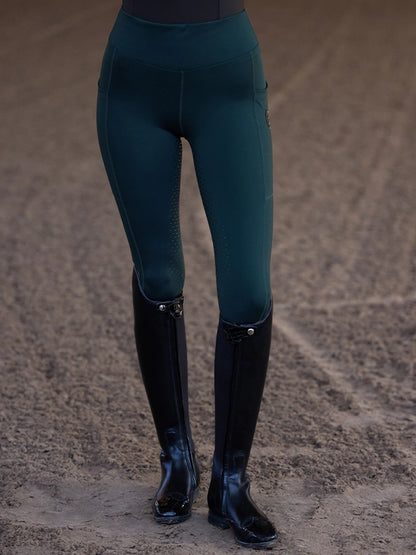 Legging d'équitation Dramatic Green - Equestrian Stockholm