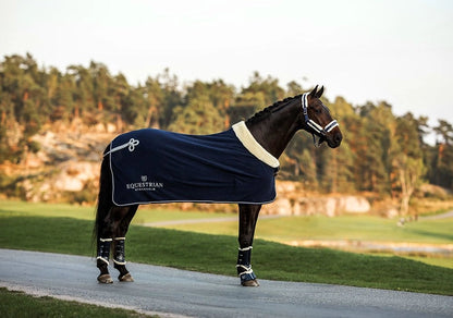 Couverture polaire Navy - Equestrian Stockholm