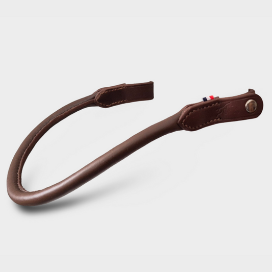 Frontal cousu rond havane et chocolat - Caliway
