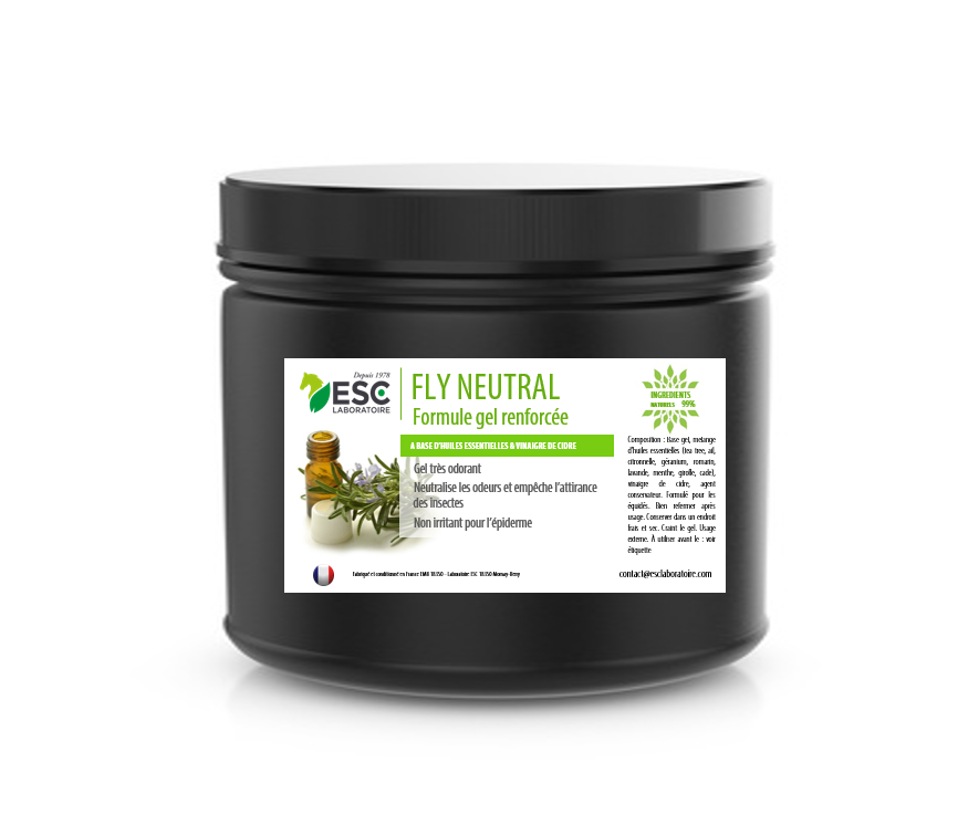 Fly neutral gel insectes cheval - ESC Laboratoire