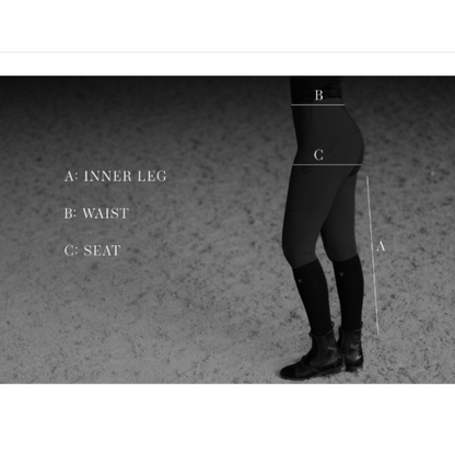 Legging d'équitation Movement Black Edition - Equestrian Stockholm