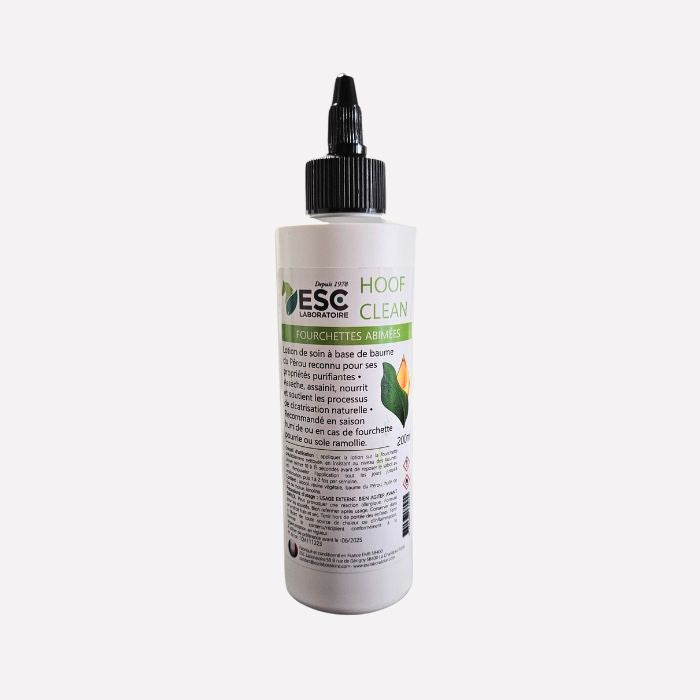 Hoof Clean lotion puriante pour fourchettes abîmées - ESC Laboratoire