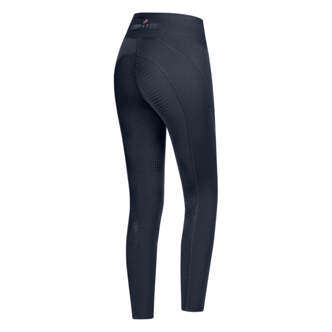 Legging d'équitation thermique Milla marine - ELT