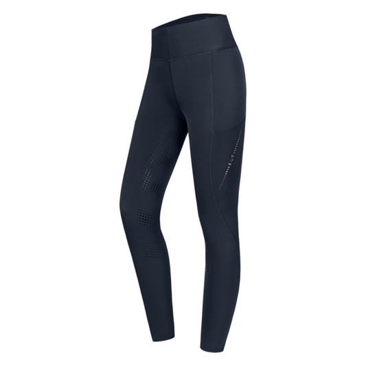 Legging d'équitation thermique Milla marine - ELT