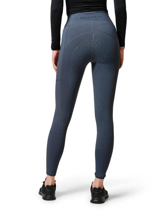 Legging d'équitation Movement Grey - Equestrian Stockholm