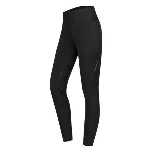 Legging d'équitation thermique Milla Noir - ELT