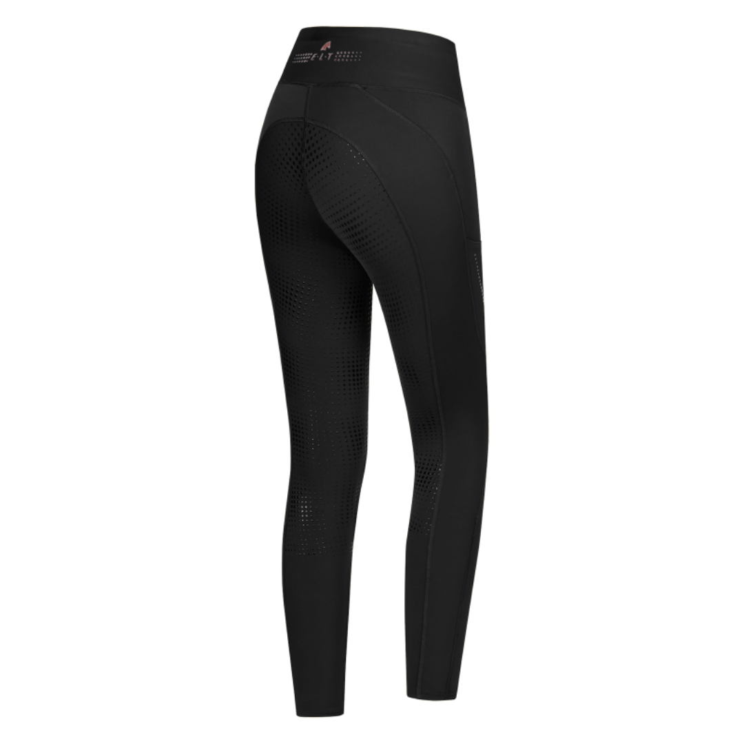 Legging d'équitation thermique Milla Noir - ELT
