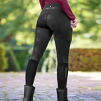 Legging d'équitation thermique Milla Noir - ELT