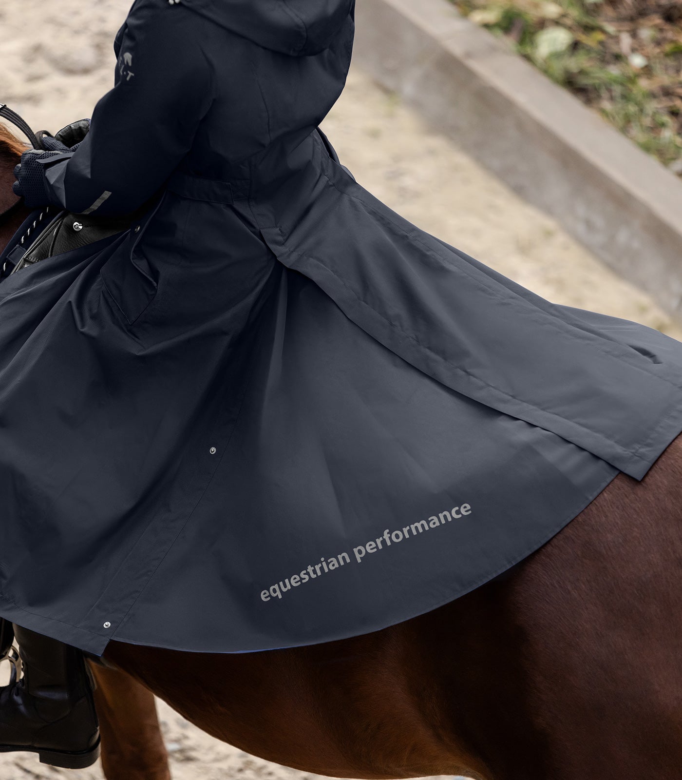 Veste de pluie équitation longue Homme Raintech - Horse Pilot Veste de pluie équitation longue Homme Raintech - Horse Pilot