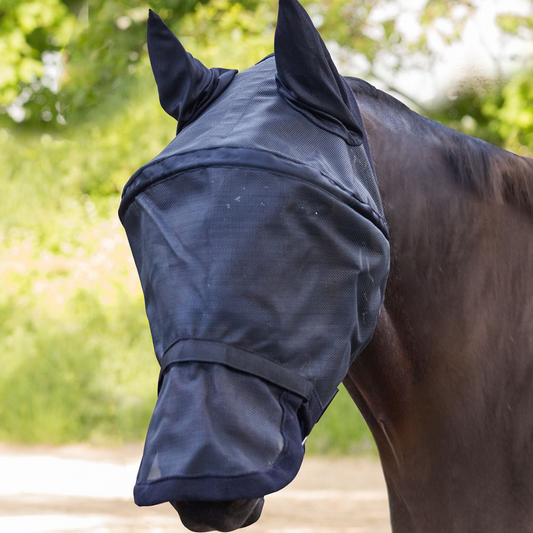 Masque Anti-Mouche PREMIUM noir - Waldhausen