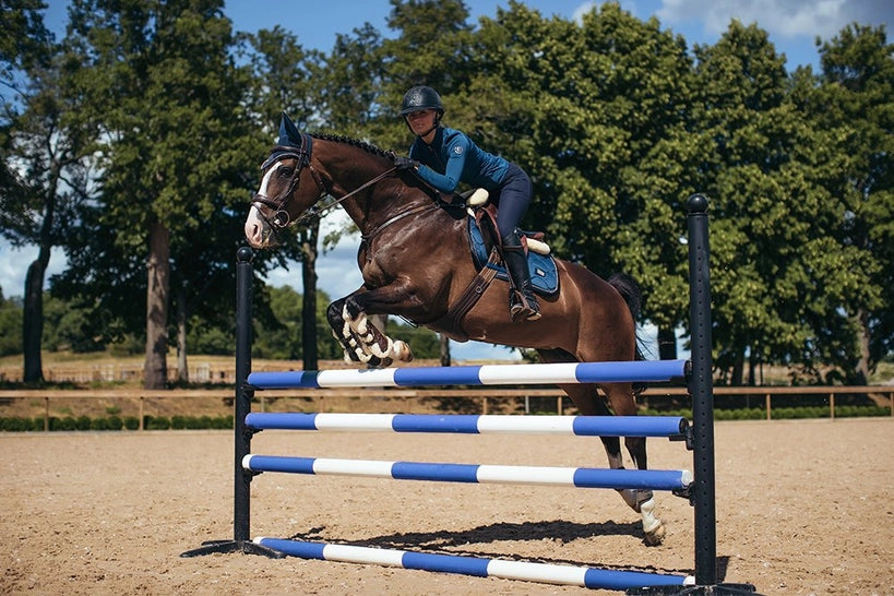 Pantalon d'équitation Elite navy mid grip - Equestrian Stockholm