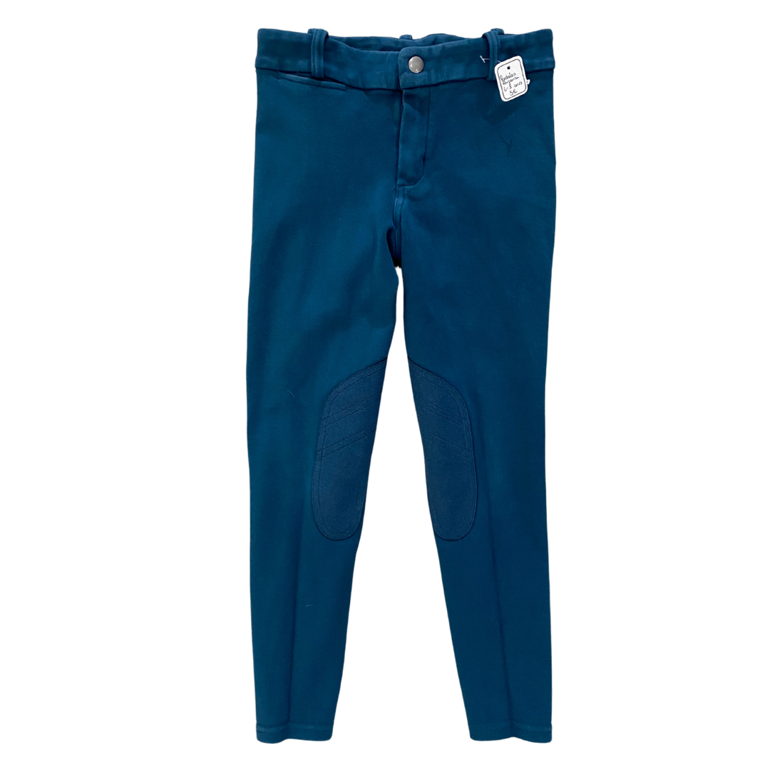 Pantalon d'équitation enfant bleu émeraude - Fouganza - Occasion