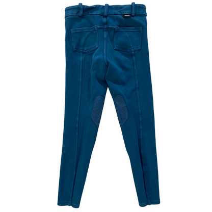 Pantalon d'équitation enfant bleu émeraude - Fouganza - Occasion