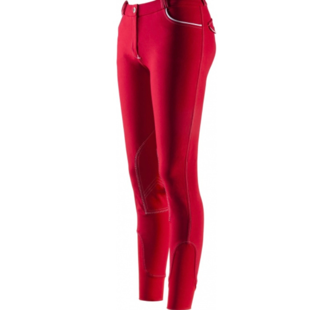 Pantalon d'équitation rouge EquiThème -  Occasion