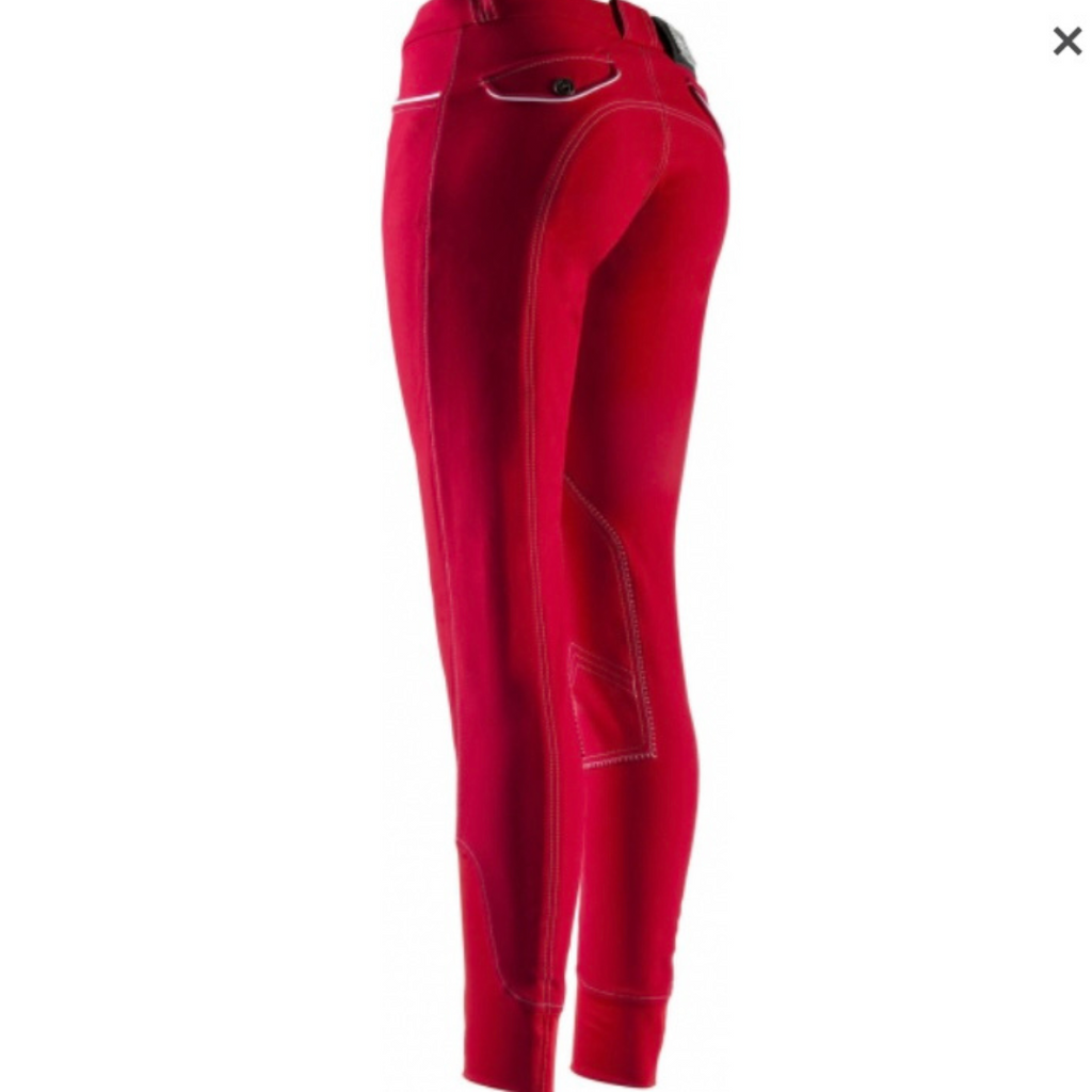Pantalon d'équitation rouge EquiThème -  Occasion