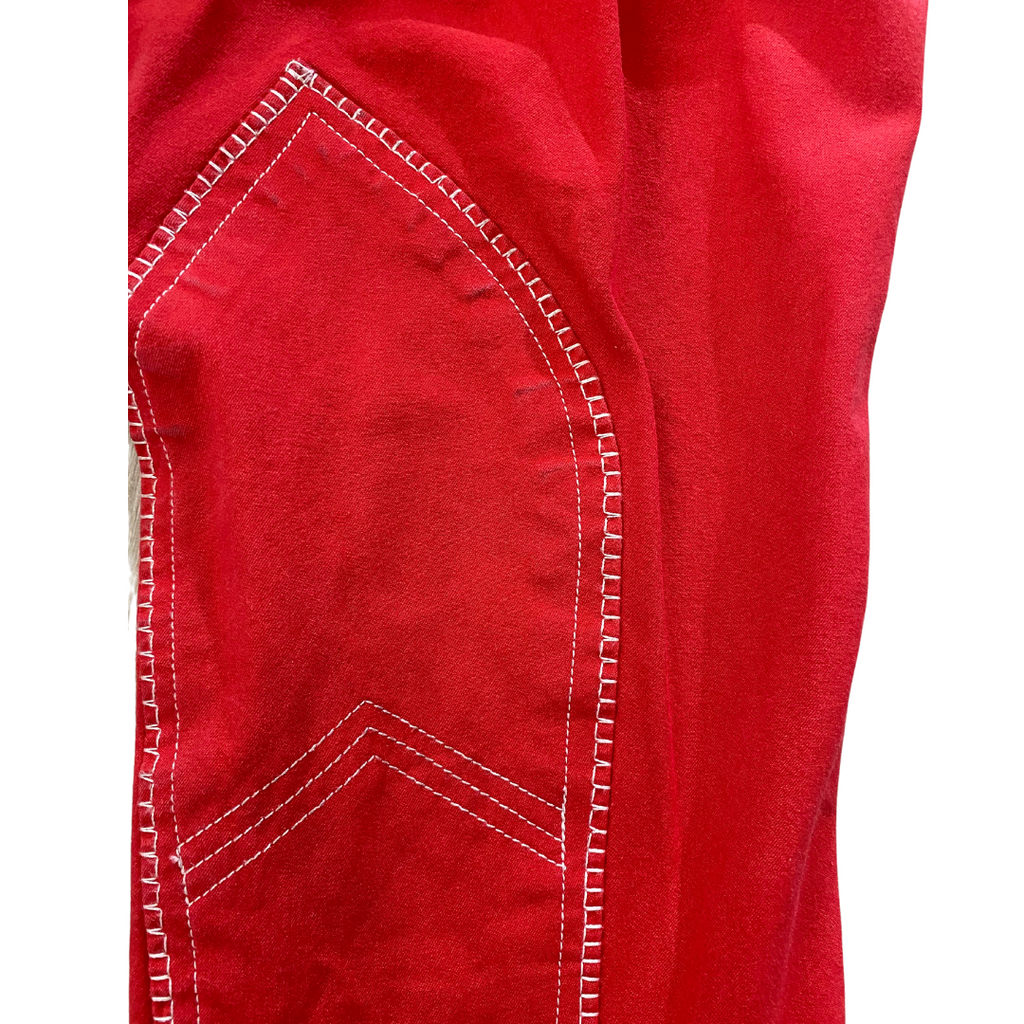 Pantalon d'équitation rouge EquiThème -  Occasion
