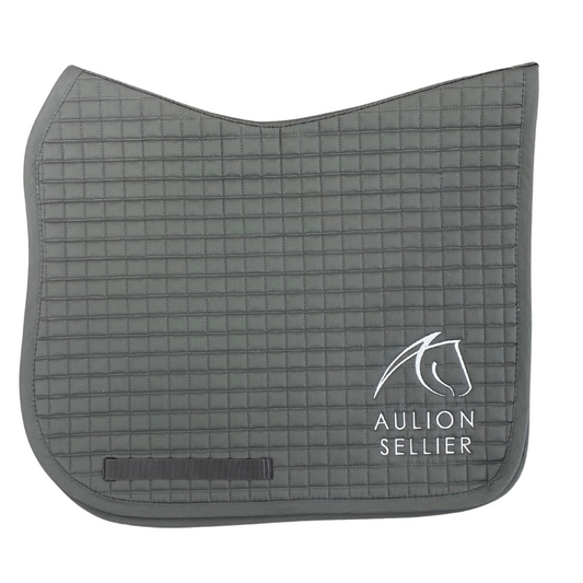 Tapis de selle de dressage blanc - Aulion Sellier - Occasion