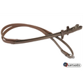 Rênes en caoutchouc marron Signature  - Antarès