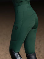 Legging d'équitation Movement Sycamore Green - Equestrian Stockholm