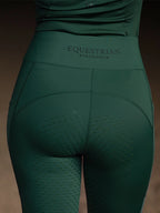 Legging d'équitation Movement Sycamore Green - Equestrian Stockholm