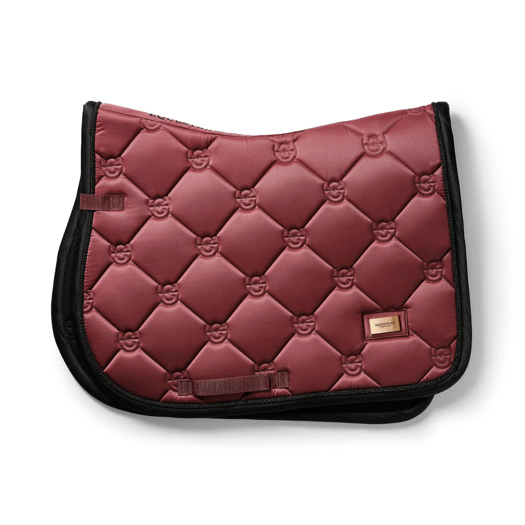 Tapis de selle Soft rouge - Equestrian Stockholm