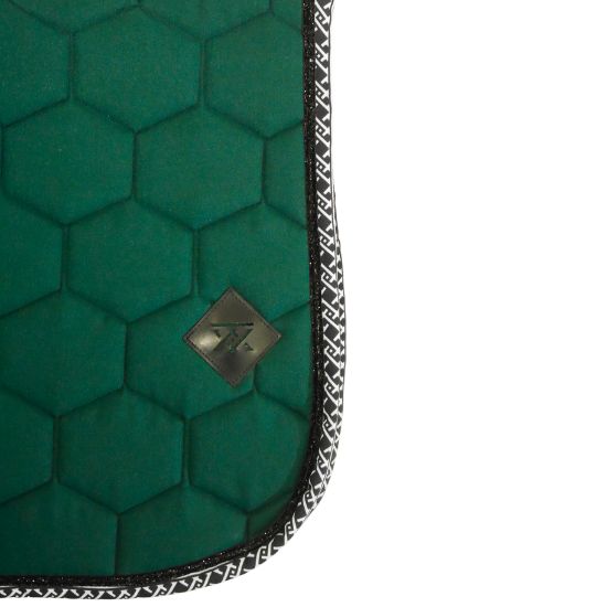 Tapis de selle Monogramme Noir Vert Forêt - Oxxer