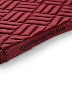 Tapis de selle Modern Bordeaux - Equestrian Stockholm