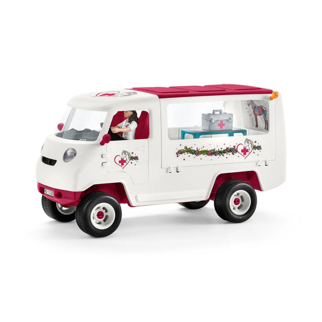 Vétérinaire mobile avec poulain - Schleich